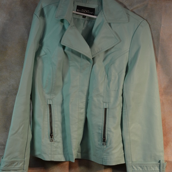Northern Reflections Faux Leather Bomber Style Jacket SZ XL - Picture 2 of 6